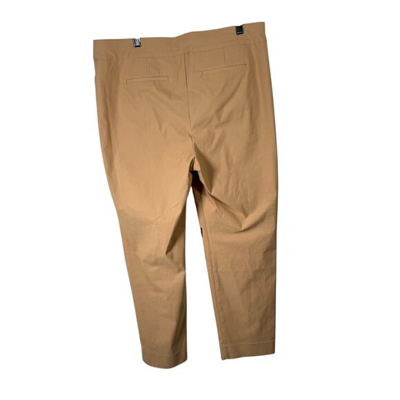 Chicos So Slimming Brigitte Ankle Pants Pull On Beige Womens 2.5 US 14 Large - Picture 3 of 7